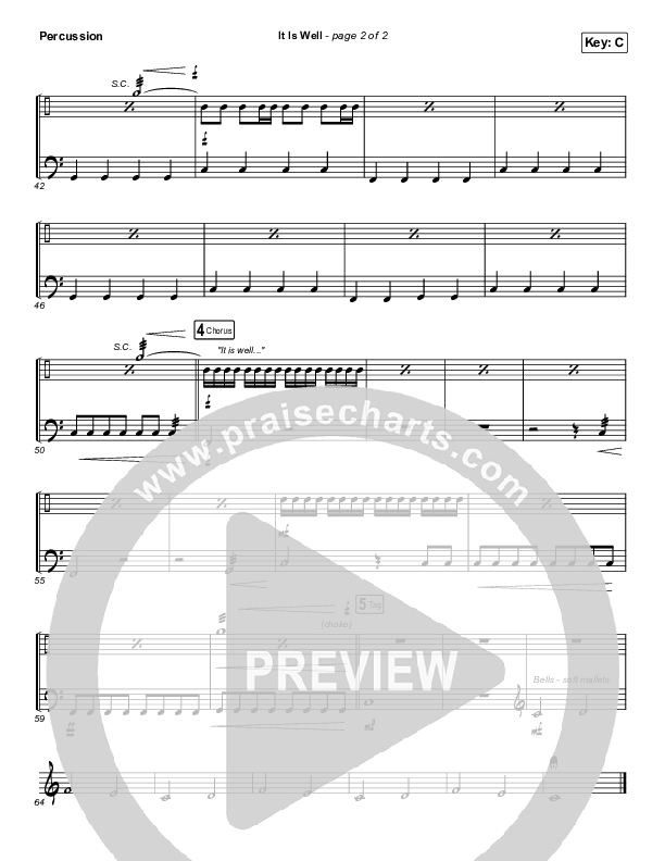 It Is Well Percussion (Austin Stone Worship)