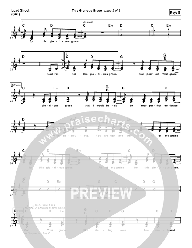 This Glorious Grace Lead (SAT) (Austin Stone Worship)