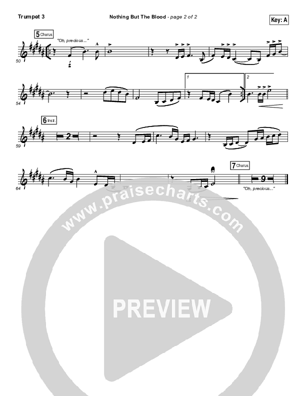 Nothing But The Blood Trumpet 3 (Austin Stone Worship)