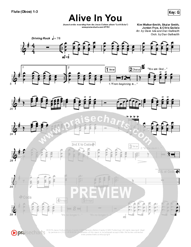 Alive In You Wind Pack (Jesus Culture / Kim Walker-Smith)