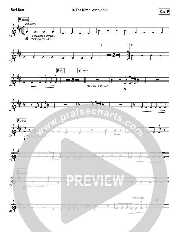 In The River Bari Sax (Jesus Culture / Kim Walker-Smith)