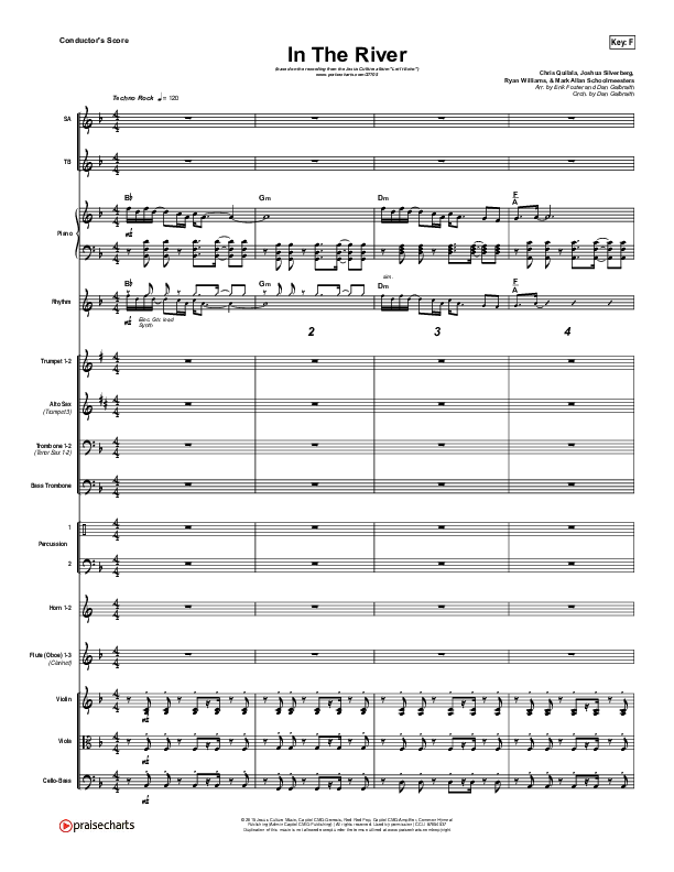 In The River Conductor's Score (Jesus Culture / Kim Walker-Smith)