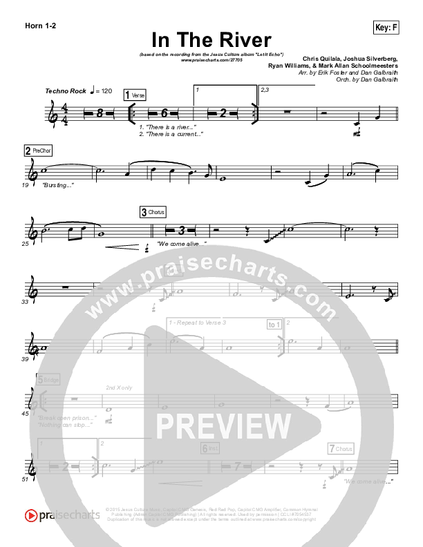 In The River Brass Pack (Jesus Culture / Kim Walker-Smith)