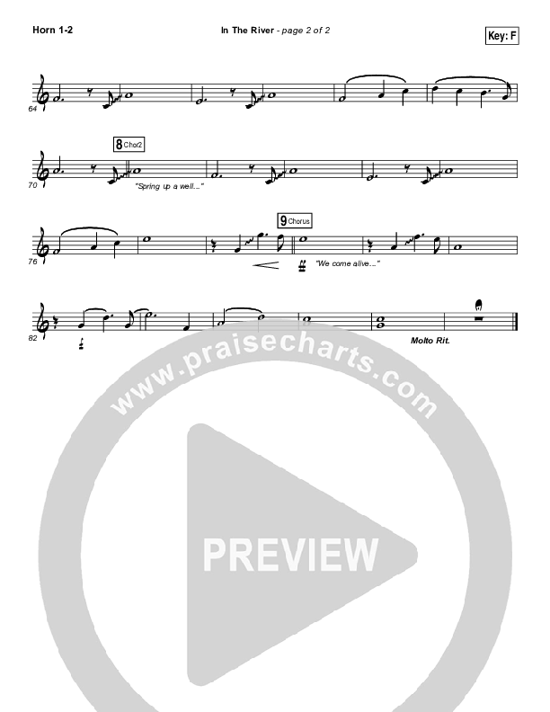 In The River Brass Pack (Jesus Culture / Kim Walker-Smith)