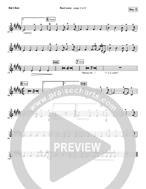 Real Love Bari Sax (Hillsong Young & Free)