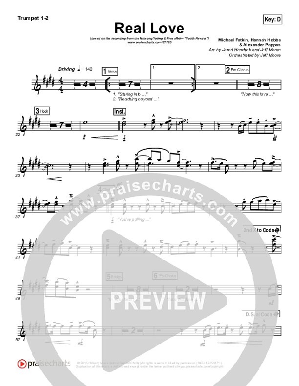 Real Love Trumpet 1,2 (Hillsong Young & Free)