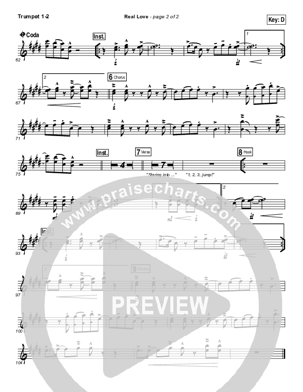 Real Love Trumpet 1,2 (Hillsong Young & Free)