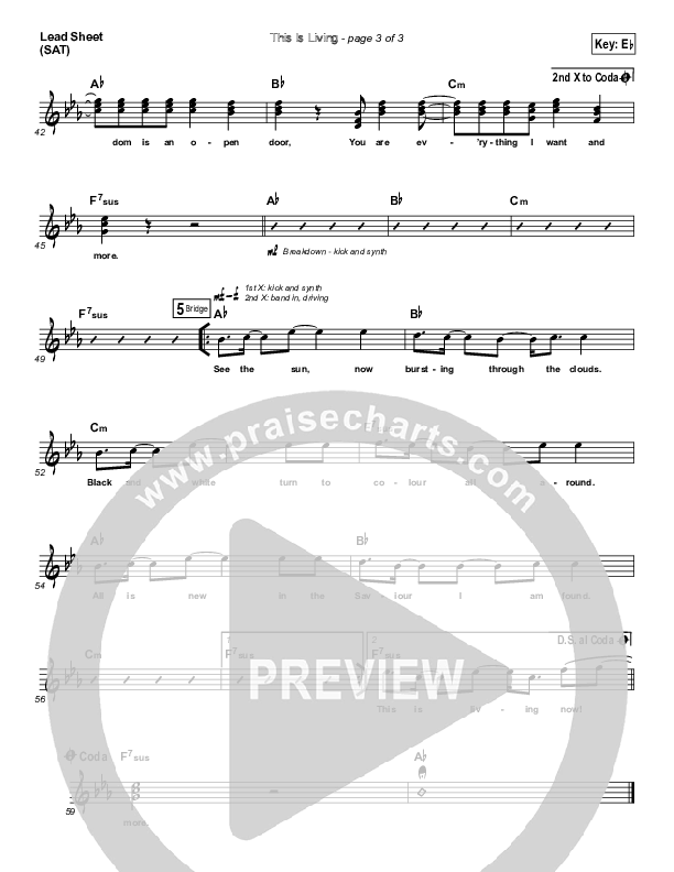 This Is Living  Lead (SAT) (Hillsong Young & Free)