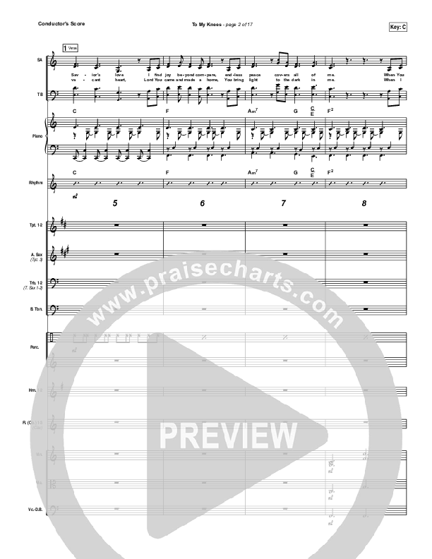 To My Knees Orchestration (Hillsong Young & Free)