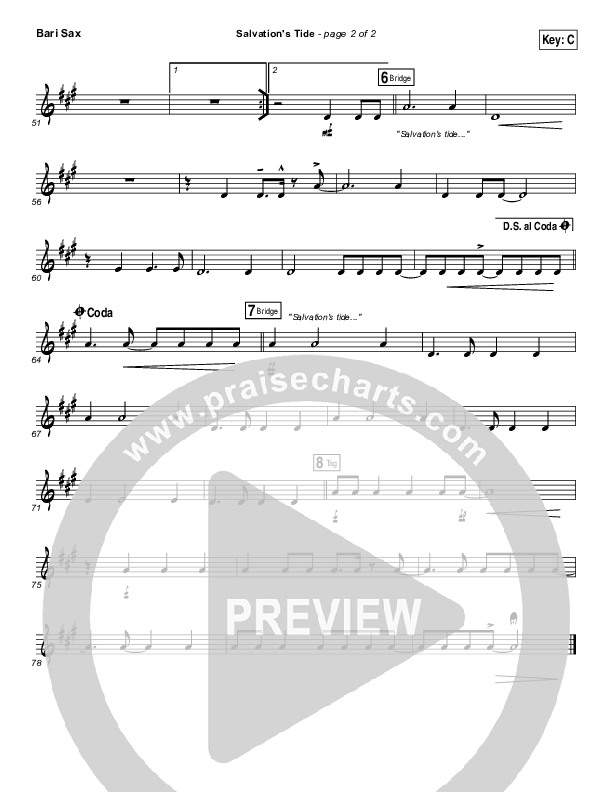 Salvation's Tide Bari Sax (Kristian Stanfill / Passion)