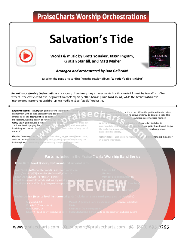 Salvation's Tide Orchestration (Kristian Stanfill / Passion)