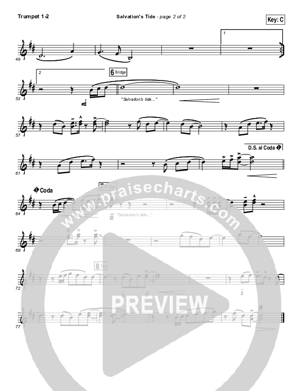 Salvation's Tide Trumpet 1,2 (Kristian Stanfill / Passion)
