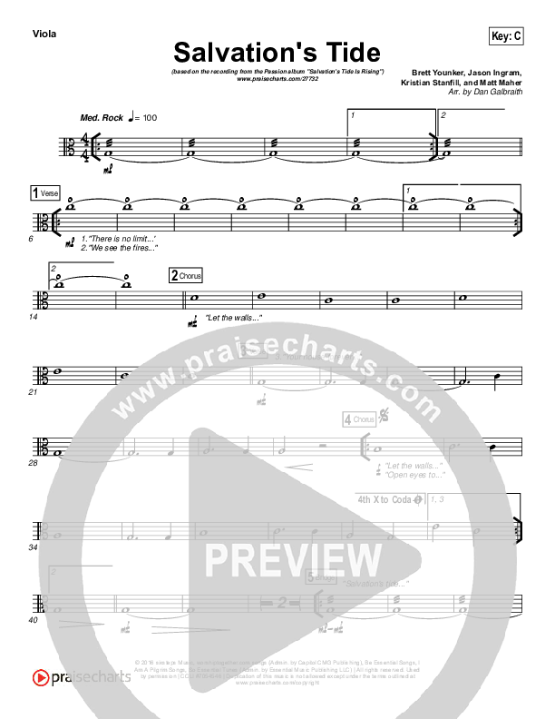 Salvation's Tide Viola (Kristian Stanfill / Passion)