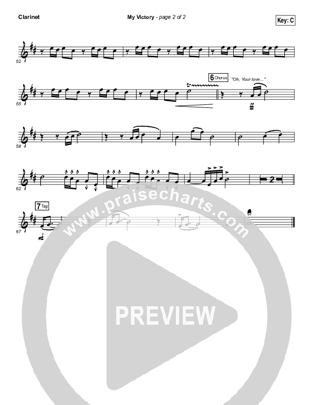 My Victory Clarinet (David Crowder / Passion)