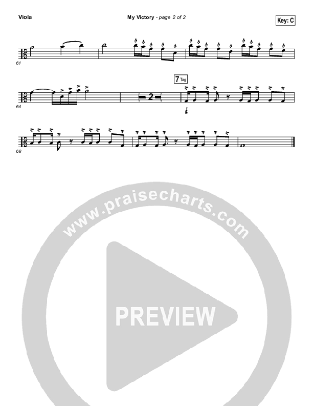 My Victory Viola (David Crowder / Passion)