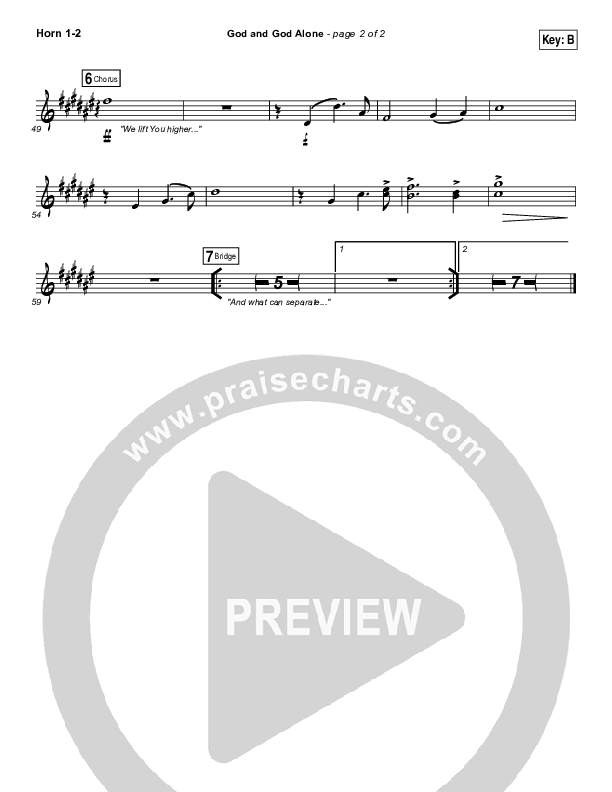 God And God Alone Brass Pack (Chris Tomlin / Passion)