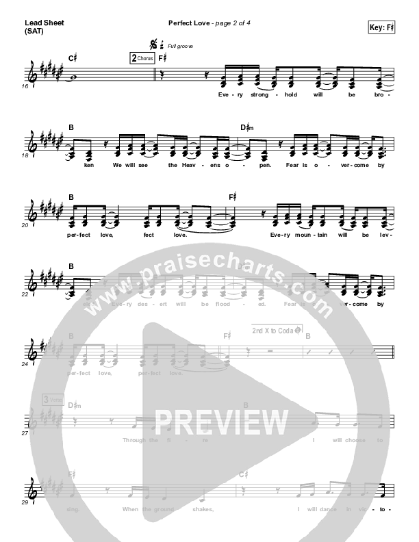 Perfect Love Lead (SAT) (Cindy Cruse Ratcliff)