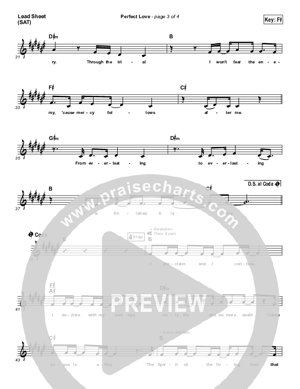 Perfect Love Lead (SAT) (Cindy Cruse Ratcliff)