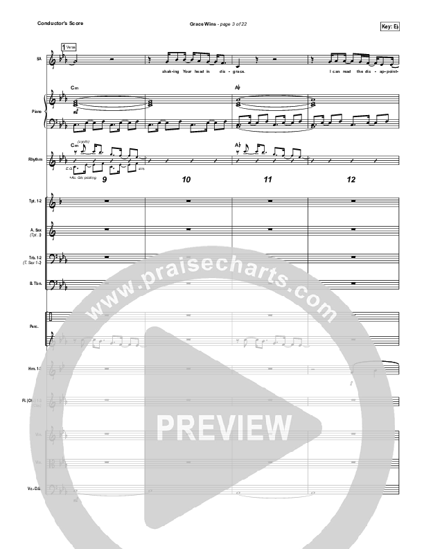 Grace Wins Conductor's Score (Matthew West)