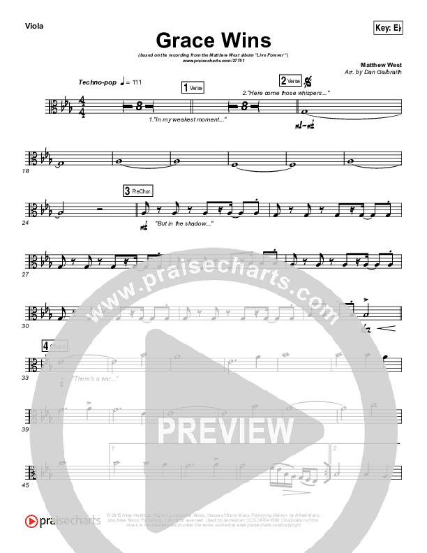 Grace Wins Viola (Matthew West)