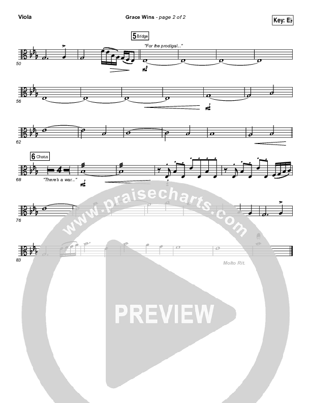 Grace Wins Viola (Matthew West)