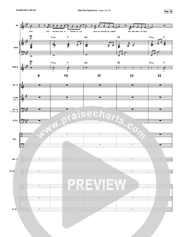 Who You Say We Are Orchestration (Steven Curtis Chapman)