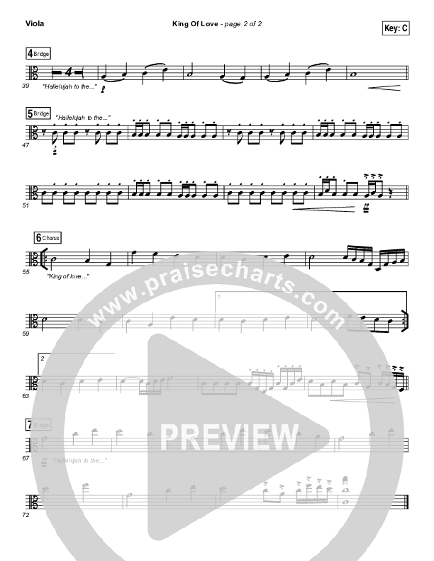 King Of Love Viola (Steven Curtis Chapman)