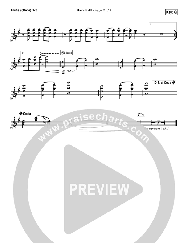 Have It All Wind Pack (Bethel Music / Brian Johnson)