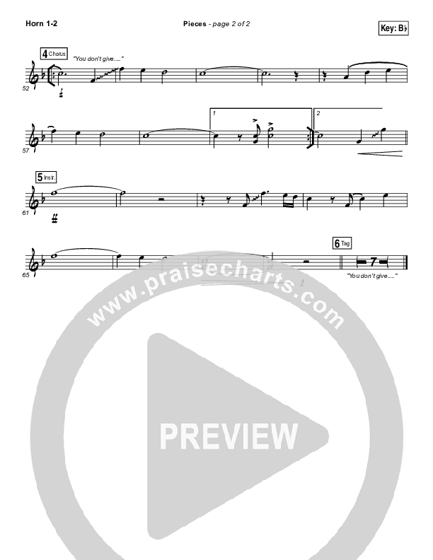 Pieces French Horn 1/2 (Bethel Music / Steffany Gretzinger)