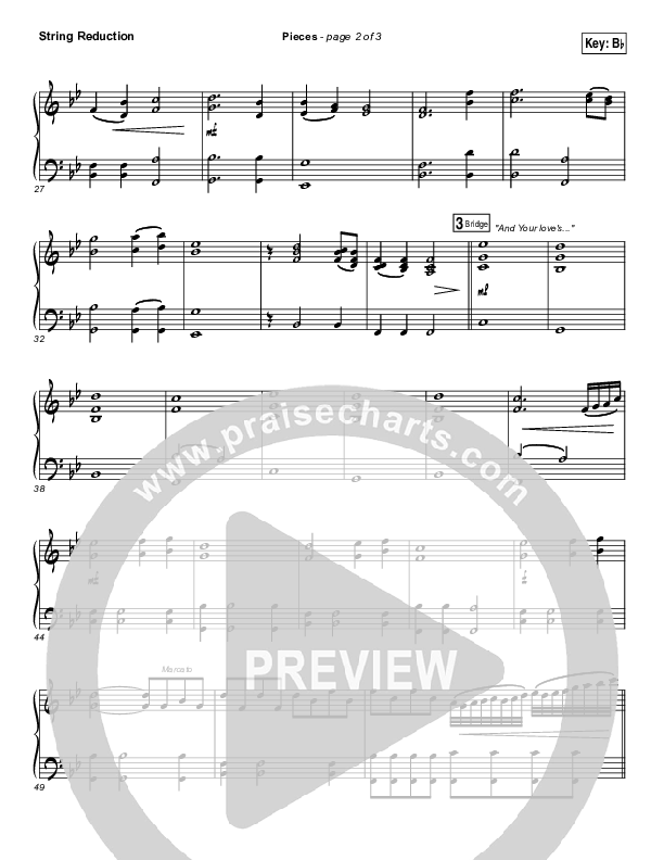Pieces String Pack (Bethel Music / Steffany Gretzinger)