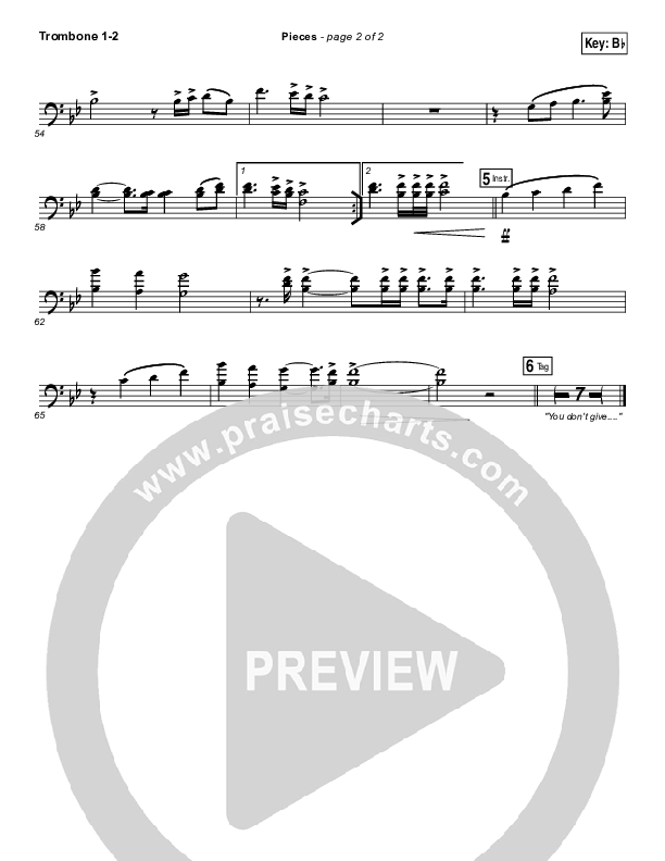 Pieces Trombone 1/2 (Bethel Music / Steffany Gretzinger)