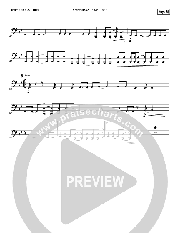 Spirit Move Trombone 3/Tuba (Bethel Music / kalley)
