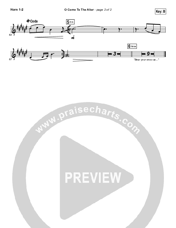 O Come To The Altar Brass Pack (Elevation Worship)