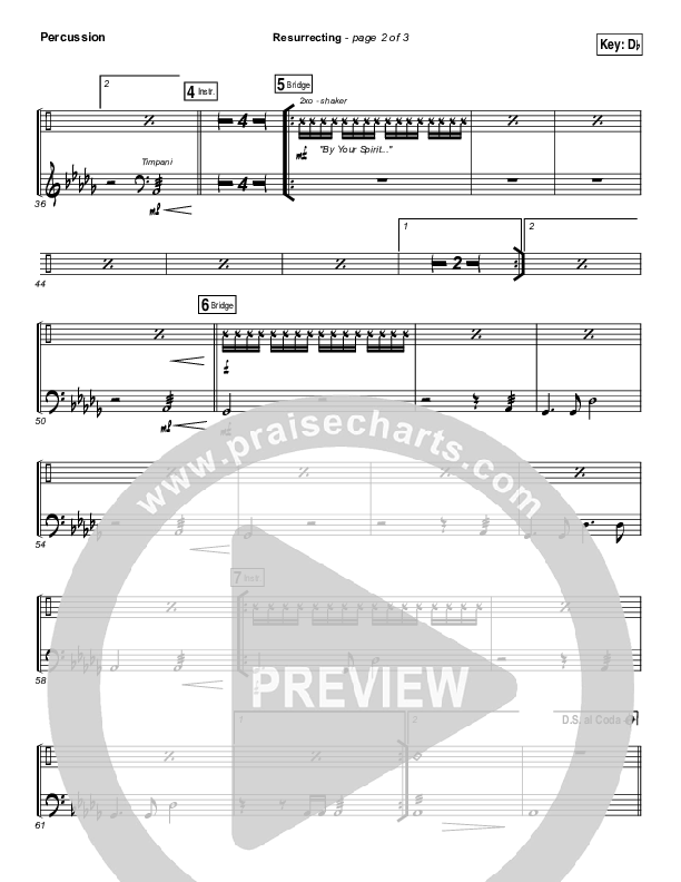 Resurrecting (Live) Percussion (Elevation Worship)