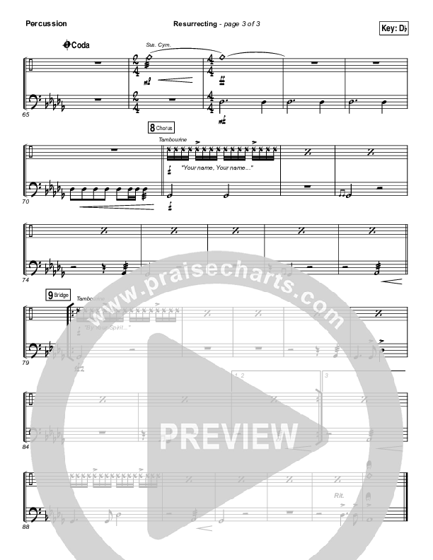 Resurrecting (Live) Percussion (Elevation Worship)