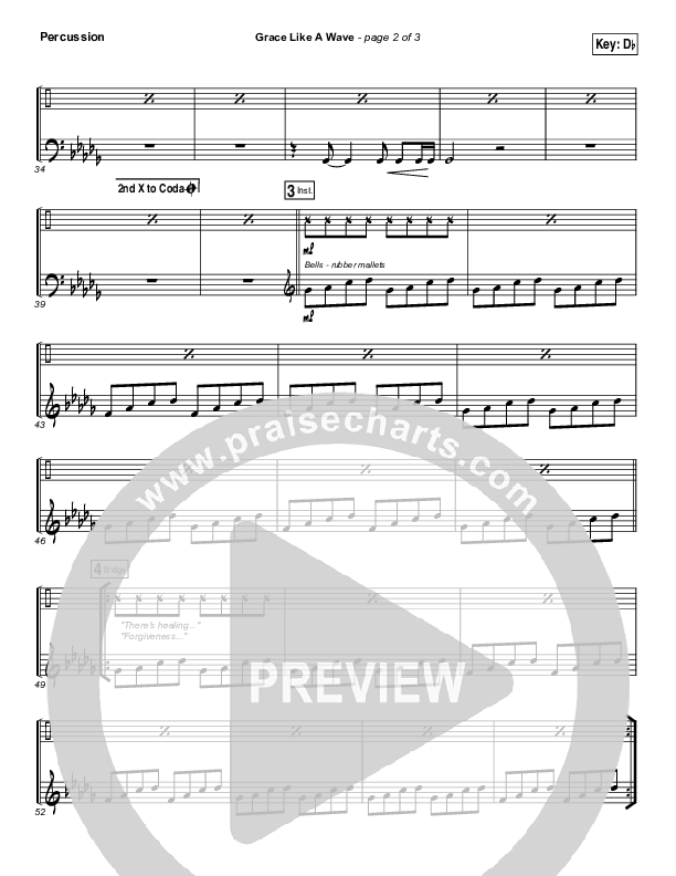 Grace Like A Wave Percussion (Elevation Worship)