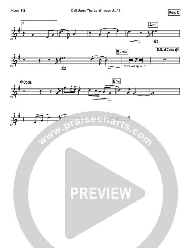 Call Upon The Lord Brass Pack (Elevation Worship)