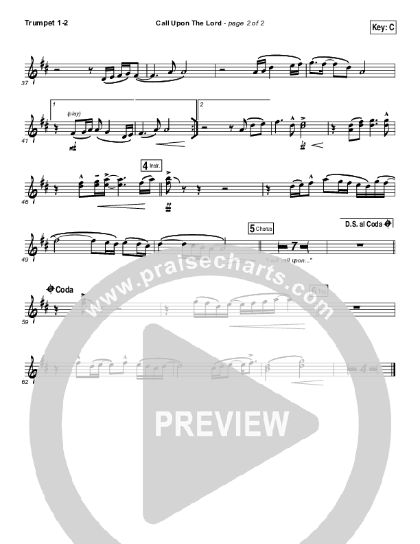 Call Upon The Lord Trumpet 1,2 (Elevation Worship)