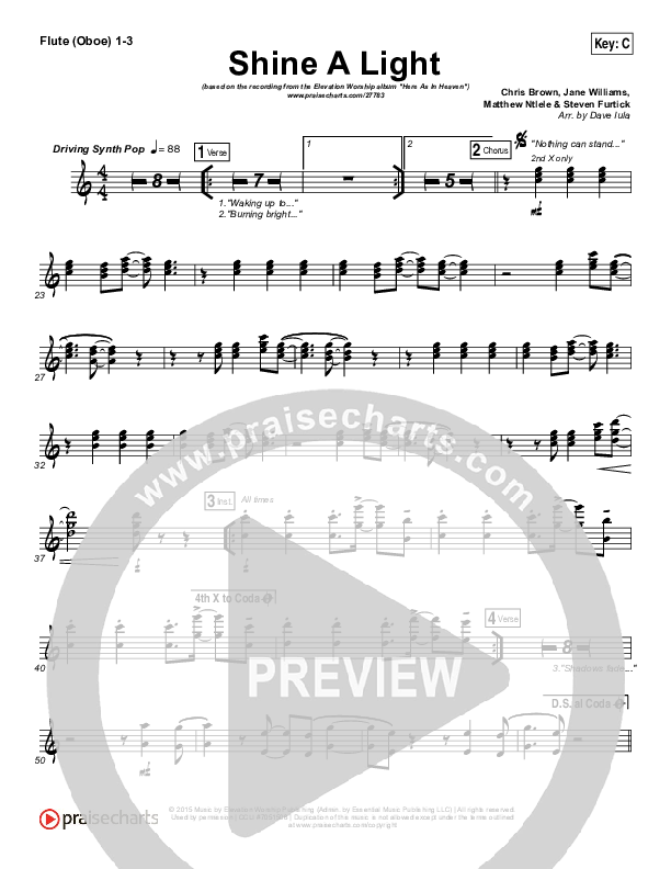 Shine A Light Wind Pack (Elevation Worship)