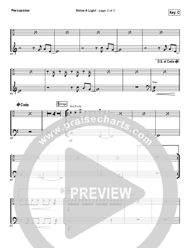 Shine A Light Percussion (Elevation Worship)