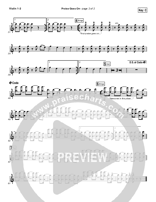 PRAISES Chords PDF (ELEVATION RHYTHM) - PraiseCharts