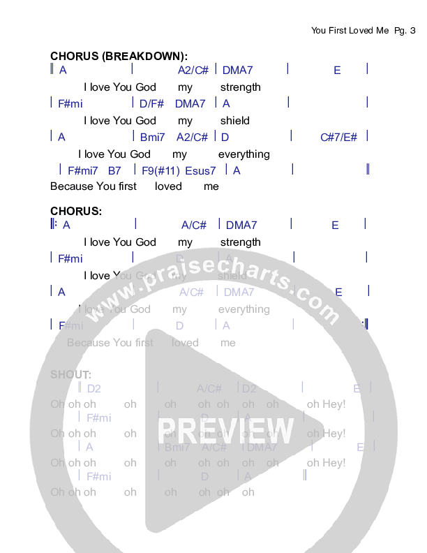 You First Loved Me Chords & Lyrics (Robert Ellis / Grace Covenant Worship)