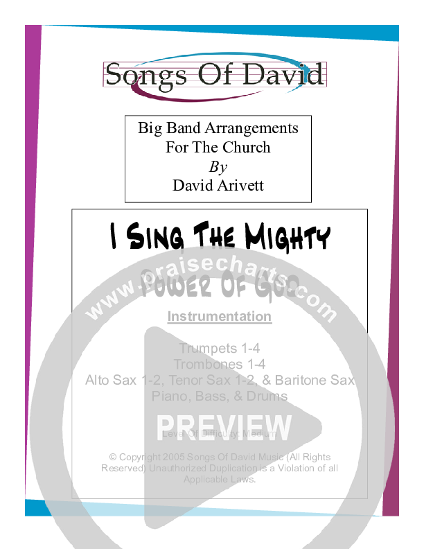 I Sing The Mighty Power Of God (Instrumental) Orchestration (David Arivett)