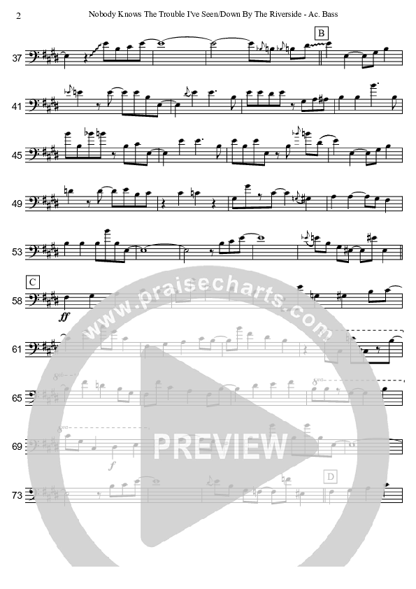 Nobody Knows The Trouble I've Seen/Down By The Riverside (Instrumental) Bass Guitar (David Arivett)