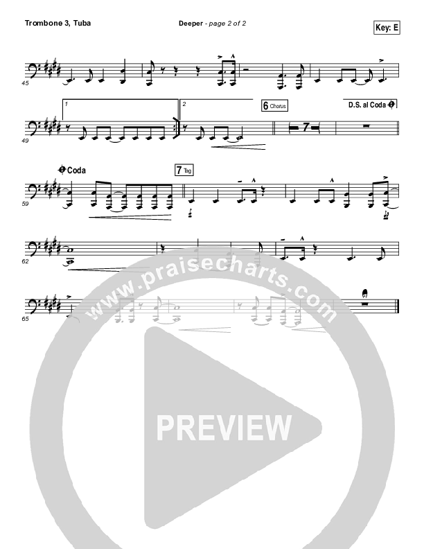 Deeper Trombone 3/Tuba (Meredith Andrews)