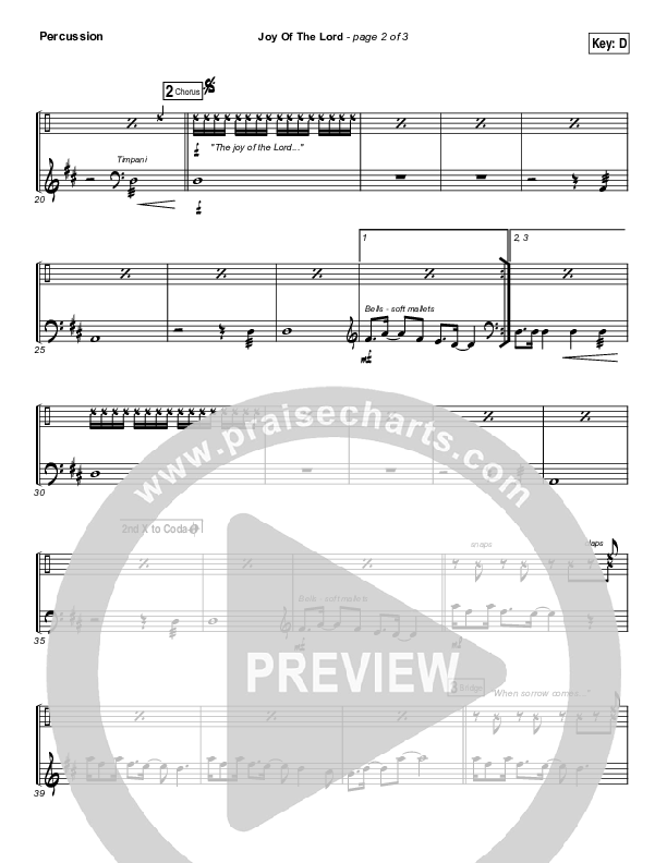 Joy Of The Lord Percussion (Rend Collective)