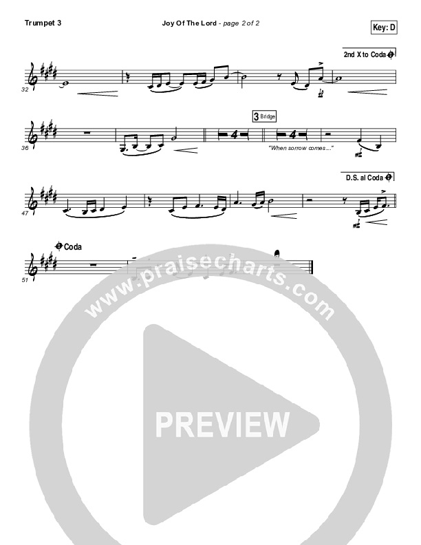 Joy Of The Lord Trumpet 3 (Rend Collective)