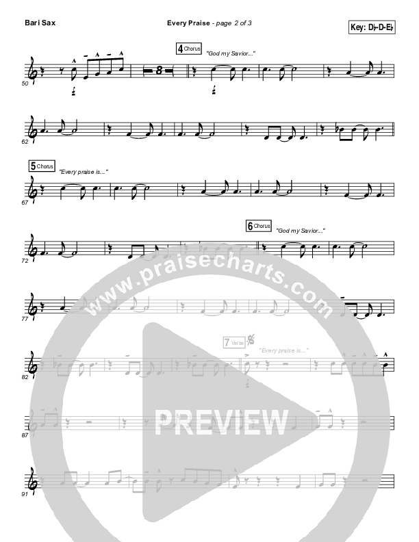 Every Praise Bari Sax (Hezekiah Walker)