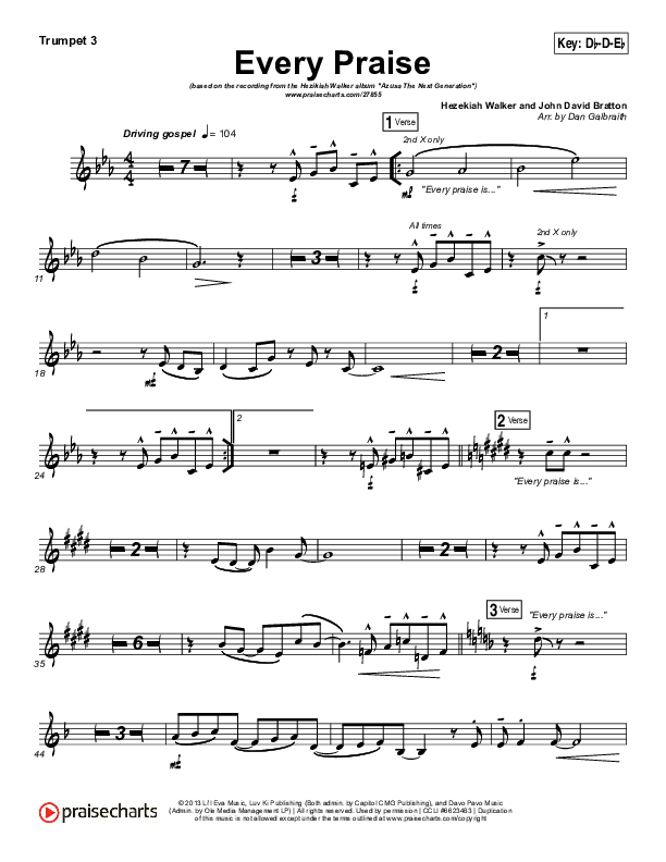 Every Praise Trumpet 3 (Hezekiah Walker)