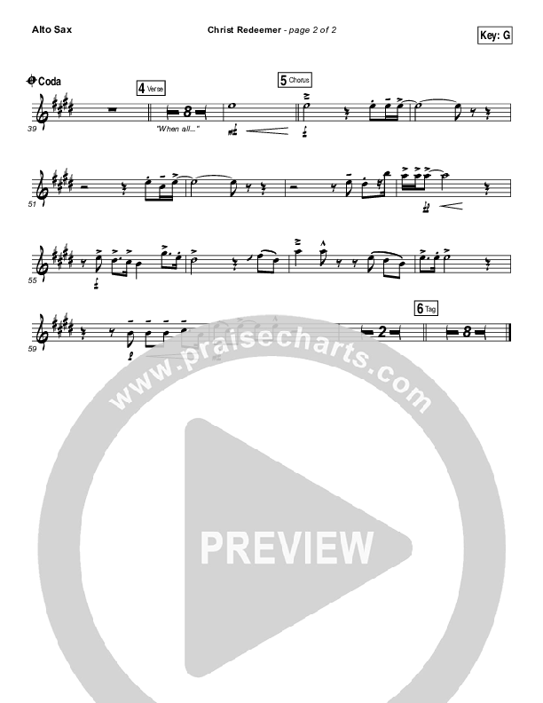 Christ Redeemer Alto Sax (Nate Marialke)